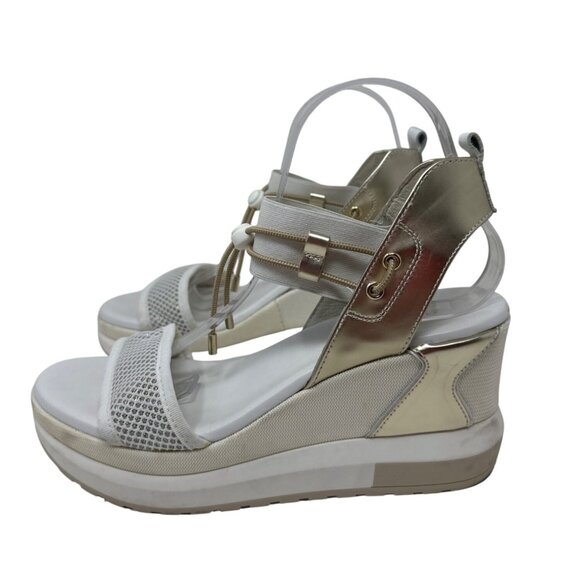NeroGiardini Bungee Platform Wedge Sandal Size 40 US 10 - Picture 5 of 14
